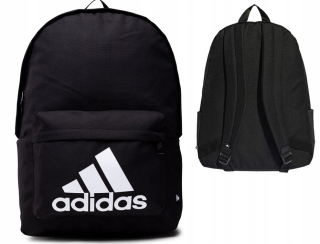 Športový batoh Adidas Classic Badge of Sport s 3 prúžkami, čierny